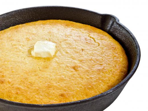 Cornbread is a staple of Cajun cuisine.