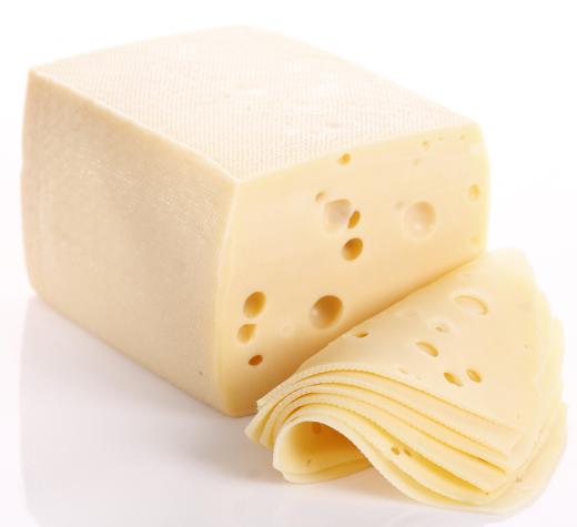 Swiss cheese is popular on paninis.