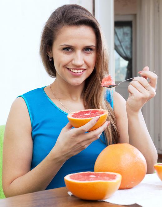 Frequent grapefruit eaters may own a spoon that's specially designed for grapefruits.