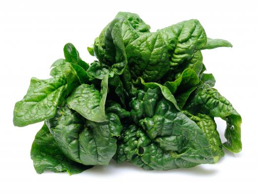 Spinach, which can be served with orzo.