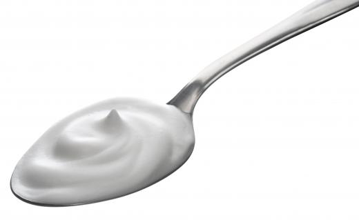 A spoonful of Bavarian cream.