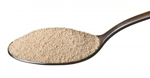 Yeast, one of the ingredients in seed cake.