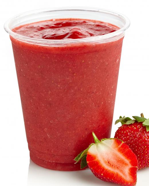 Rice protein may be added to smoothies.