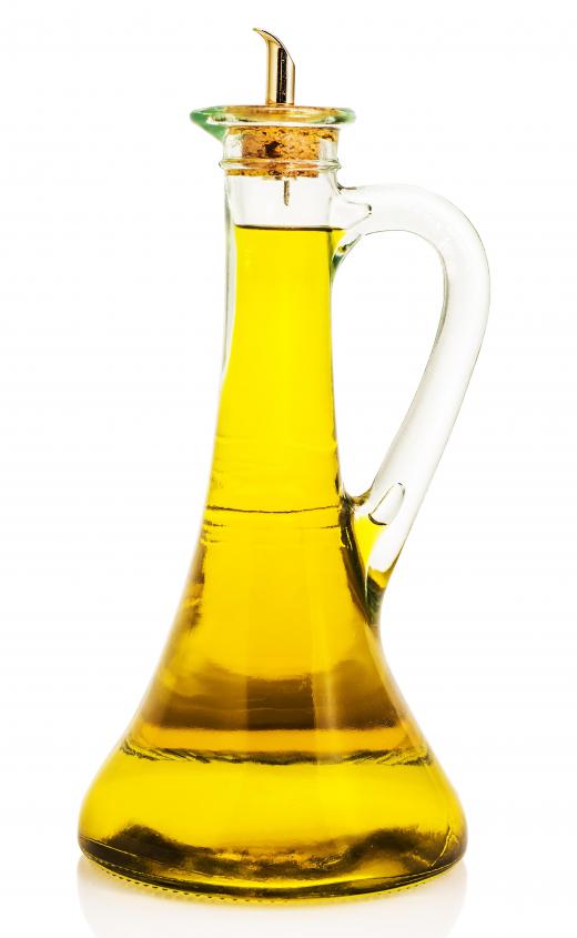 Vegetable and flax oil are frequently used in vegan cooking.