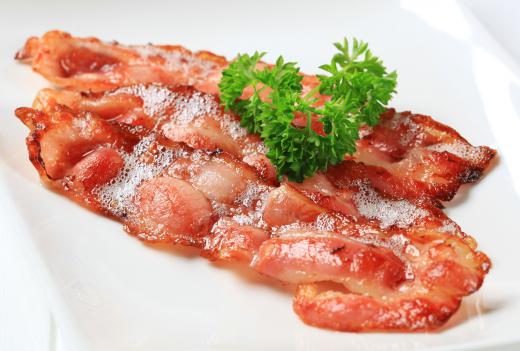 Pork bellies are used to create bacon.