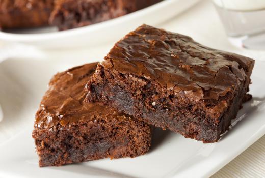 Traditional brownie cake is a dessert both children and adults usually find delicious.