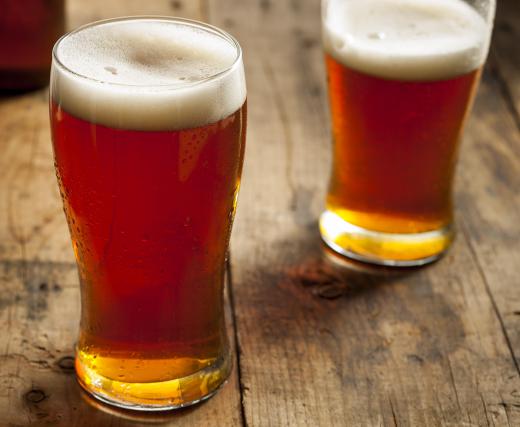 In the Netherlands, bitterballen snacks are often served alongside beer.