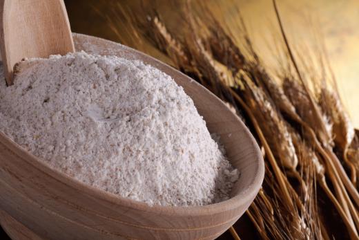 Wheat bran is a byproduct of wheat flour production.