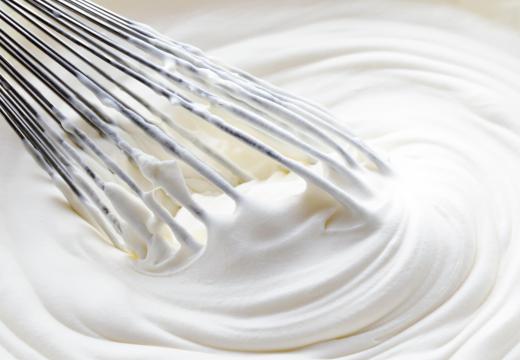 Whipped cream is one of the ingredients of mousse.