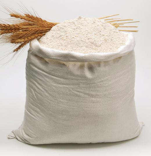 To make wheat meat, wheat flour is mixed with water to form a dough, which is then kneaded under water.