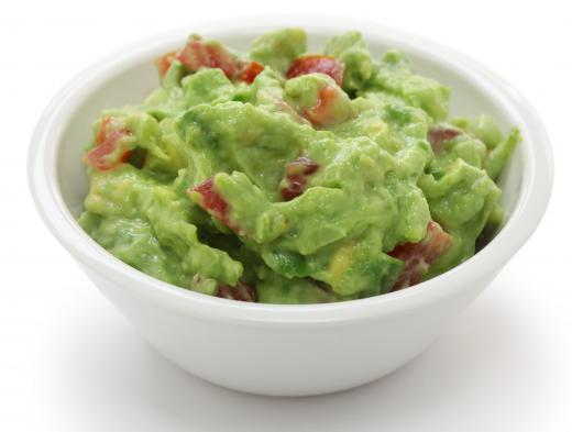 Avocados are commonly used to make guacamole.