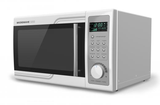 A microwave can be used to thaw a frozen goose.