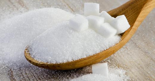 White granulated sugar is used often in the making of sugar crusts.