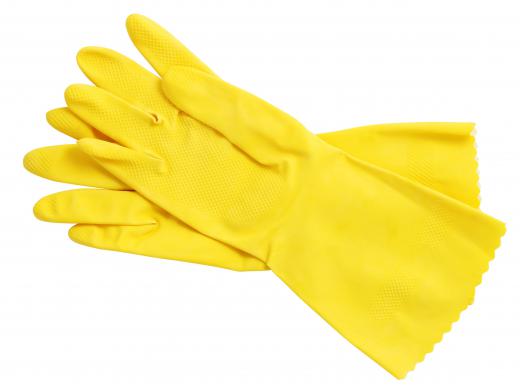 Rubber gloves should be worn when plucking a chicken.