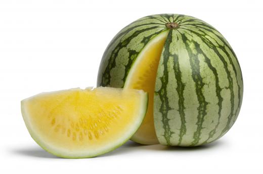 Yellow watermelon.